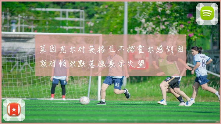 莱因克尔对英格兰不招霍尔感到困惑对帕尔默落选表示失望